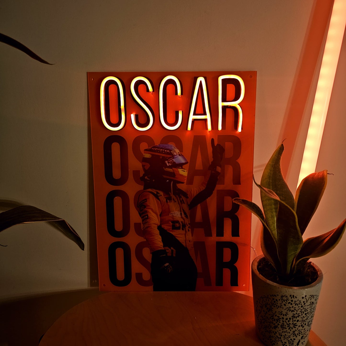 Oscar Piastri Neon LED