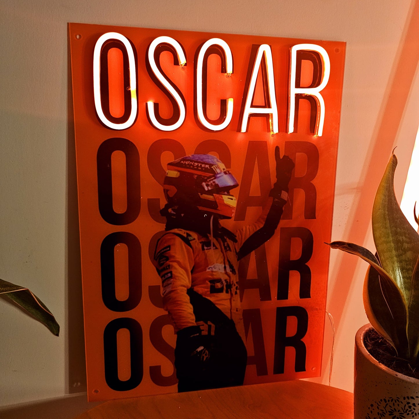 Oscar Piastri Neon LED