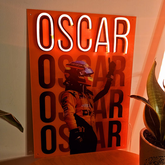 Oscar Piastri Neon LED