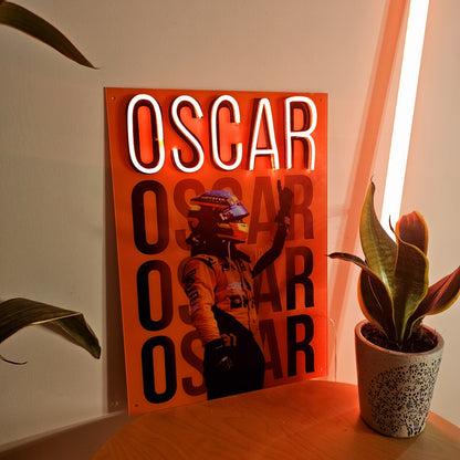 Oscar Piastri Neon LED