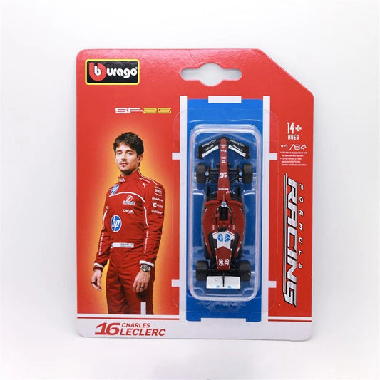 2025 Ferrari SF-75 Charles Leclerc (#16) | Bburago 1:64 scale diecast model car