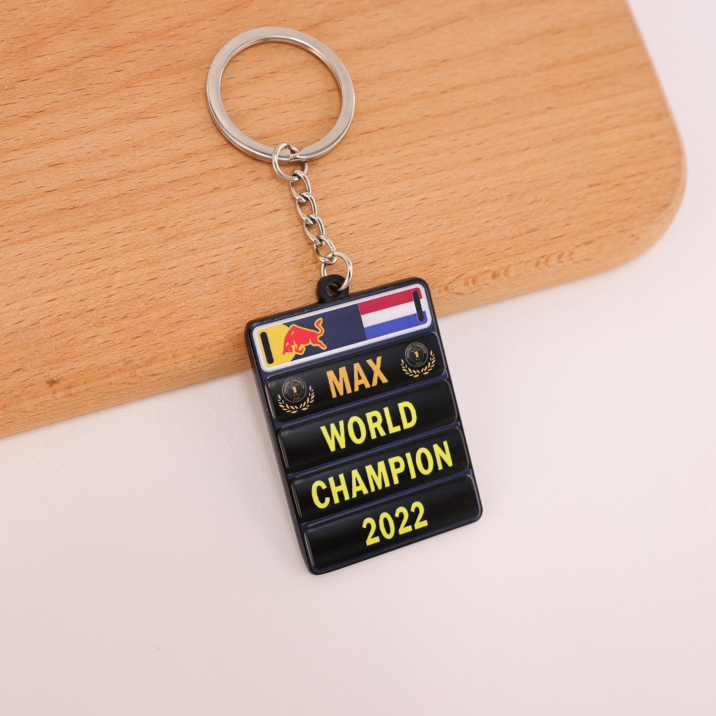 Max Verstappen World Championship Pitboard Keychains (2021-2024)
