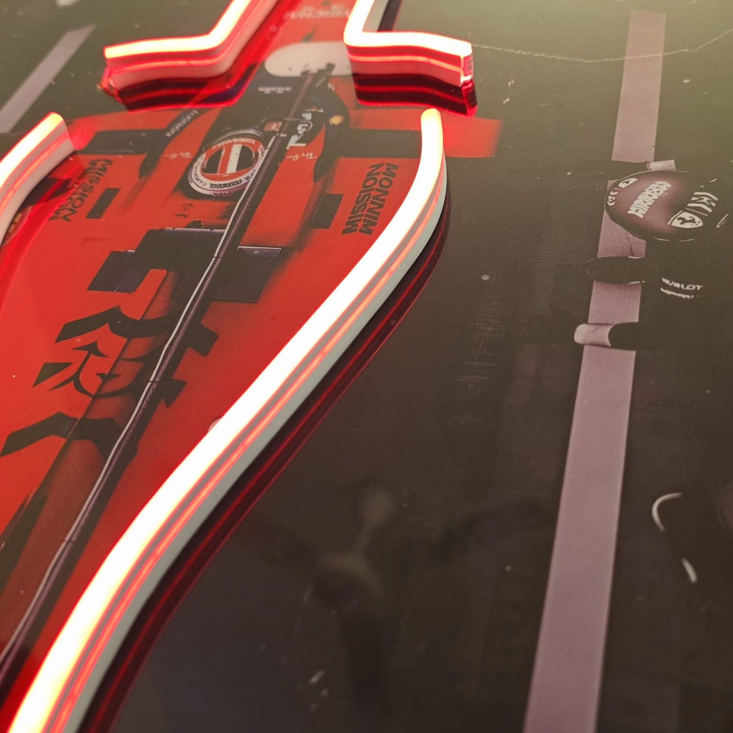 Charles Leclerc Ferrari Neon LED