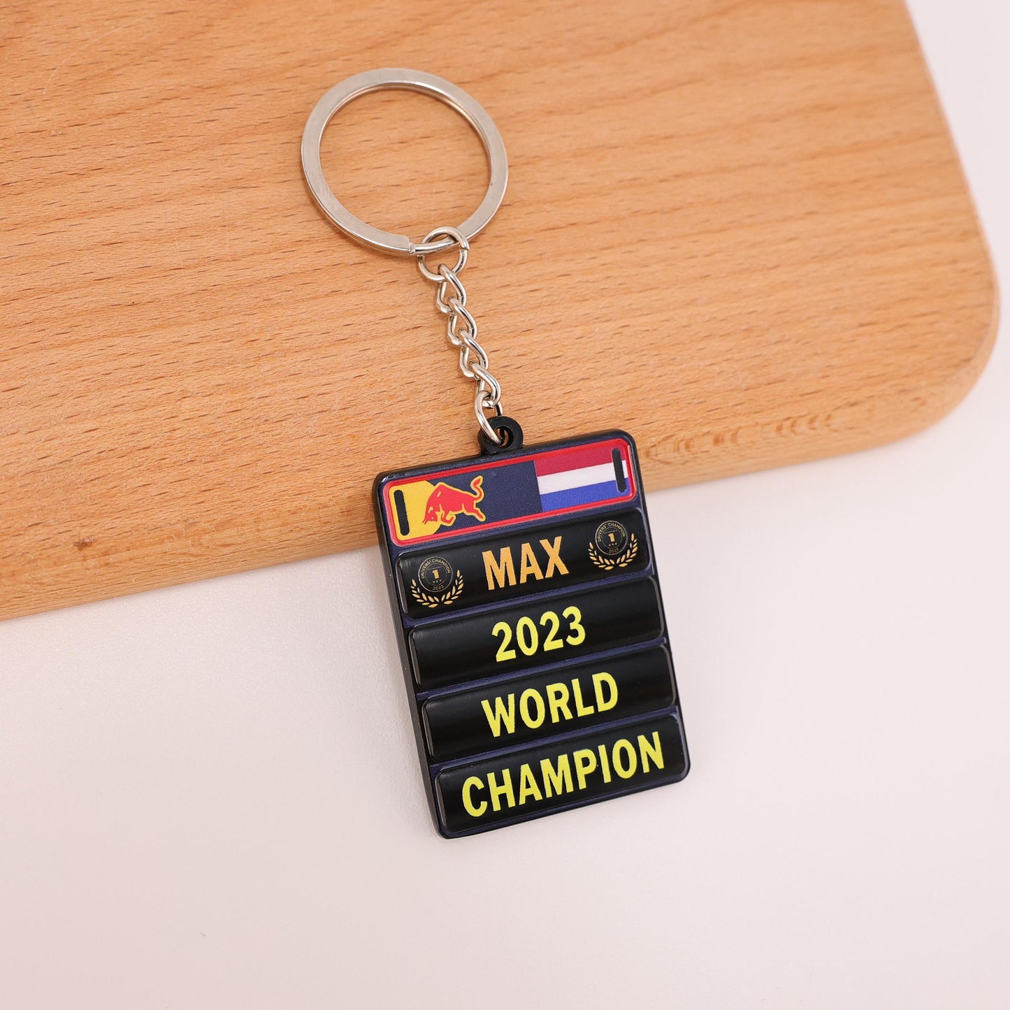 Max Verstappen World Championship Pitboard Keychains (2021-2024)