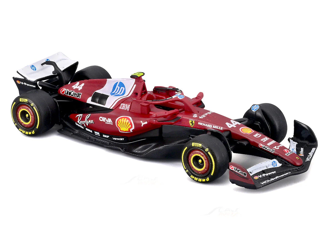 2025 Ferrari SF-75 Lewis Hamilton (#44) Bburago 1:64 scale diecast model car