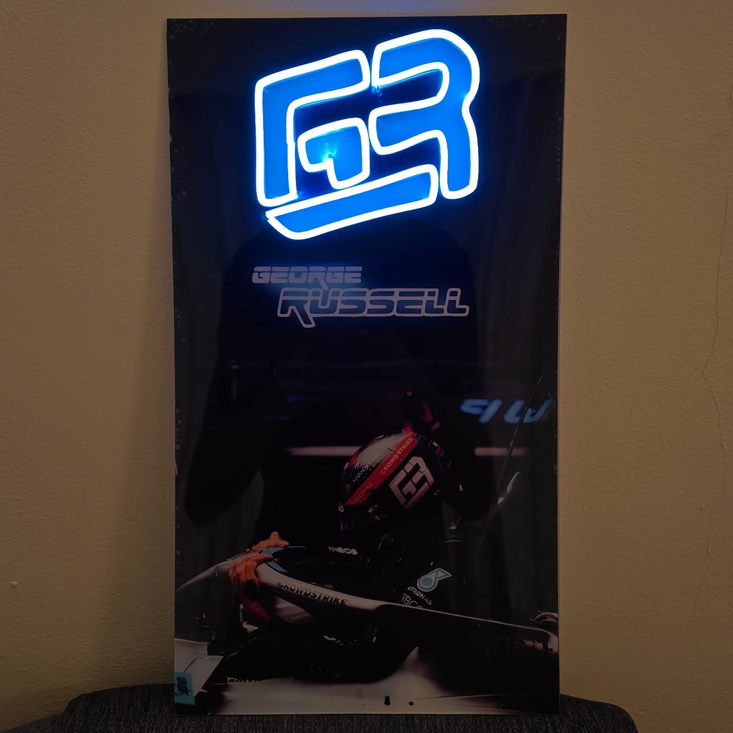 George Russell #63 Neon LED