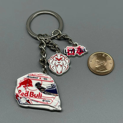 Max Verstappen 2025 Helmet Keychain